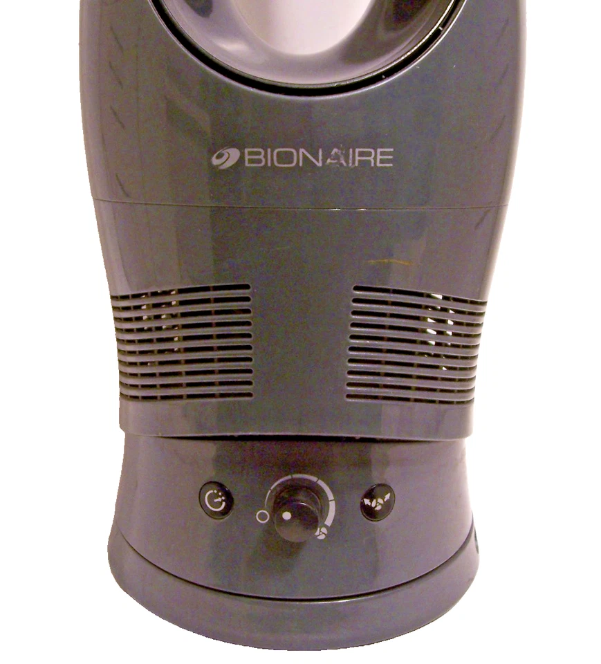 Ventilador de escritorio moderno BIONAIRE 20" BLADELSS negro no oscila Foto 3 de 4