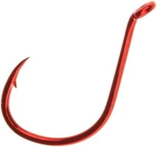 Owner 5315-133 SSW All Purpose Octopus Hook with Super Needle, Red, Size 3/0,