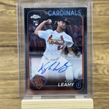 2024 Topps Chrome Kyle Leahy Auto RC #RA-KL Cardinals Rookie Autographs