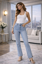 GUESS Georges Marciano Vintage Style 1015 Jeans Light Blue Ankle Zip Women  s 29