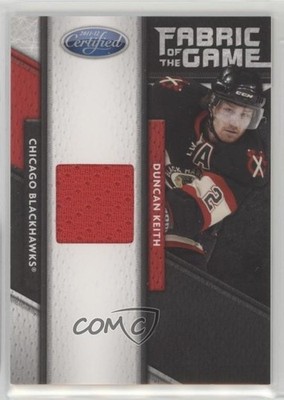 2011-12 Certified Fabric of the Game Materials 15/99 Duncan Keith #35 HOF 1o3