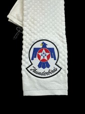 Toalla de golf Thunderbirds (Fuerza Aérea de los Estados Unidos) / (6 pulgadas x 22 pulgadas) algodón 44 k puntadas