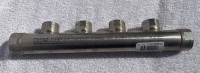 Home-Flex Stainless CSST 3/4 x 3/4 x 1/2 4-Outlet Port Gas Distribution Manifold