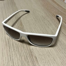PRADA White Frame Sunglasses SPS12U