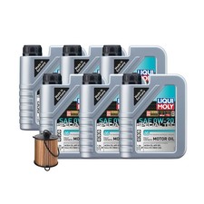 6L Liqui Moly Special Tec V 0W-20 Mann Engine Oil Change Kit for S60 S80 S90 V60