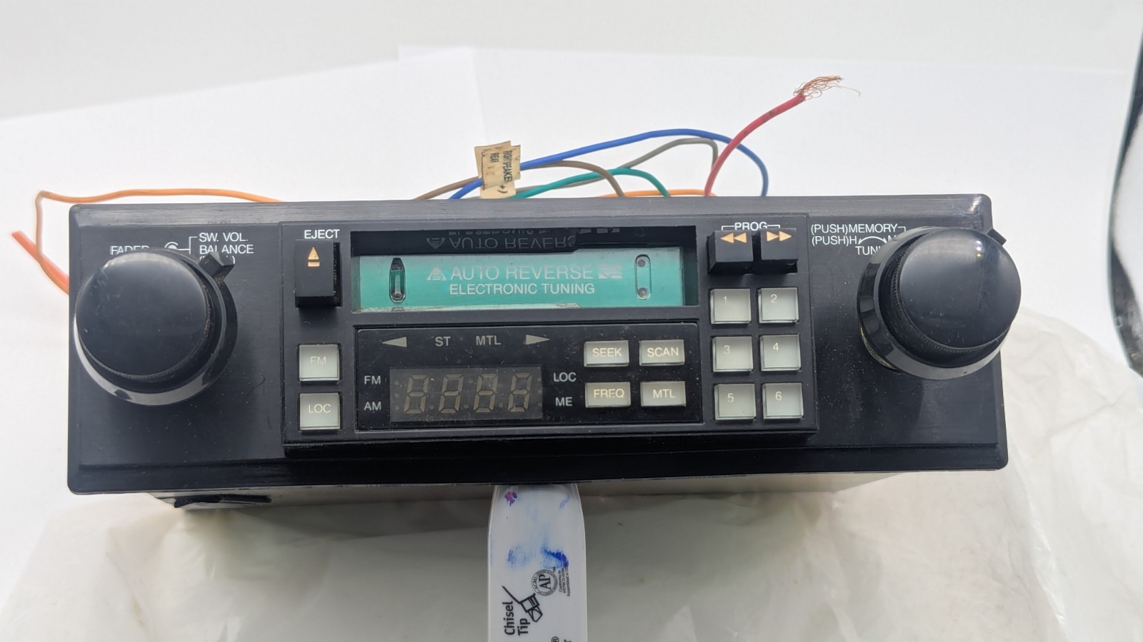 Car Stereo Cassette Untested For Parts