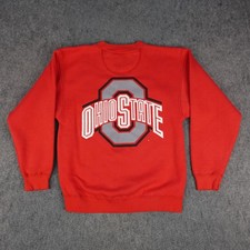 Vintage Ohio State Buckeyes Sweatshirt Mens Medium Sweater Crewneck Pullover 90s