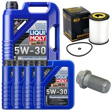 Filtre D'Huile Moteur 5W-30 LIQUI MOLY 9 Litres + Vis Pour Mercedes Classe E