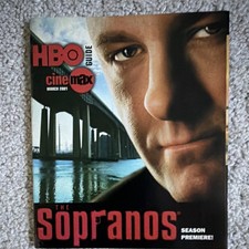 HBO Guide Cinemax March 2001 The Sopranos Season 3 Premiere
