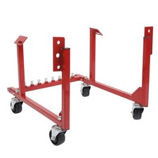 1000lbs Heavy Duty Auto Engine Cradle Stand With Dolly Wheels Chevy V8 Small