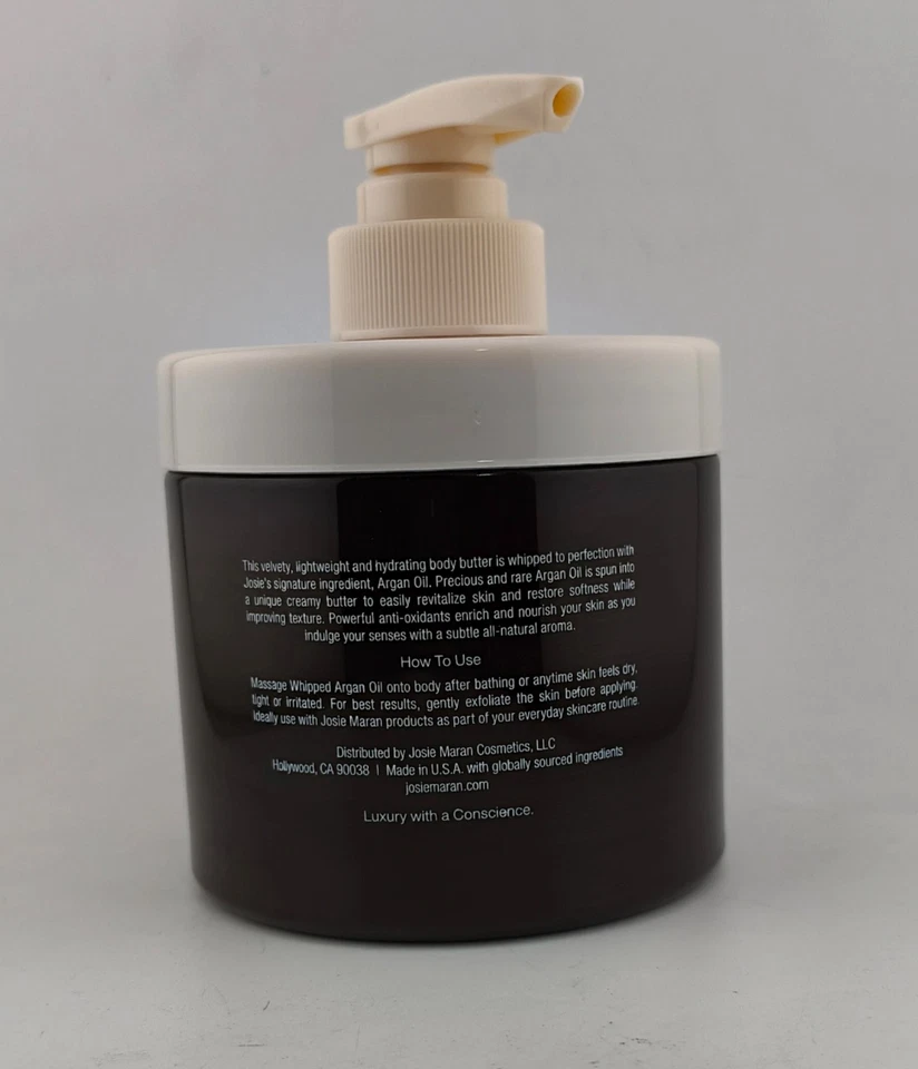 Josie Maran Whipped Argan Oil Body Butter (sugar plum yum) 13.5 oz include pump - Image 2 of 2