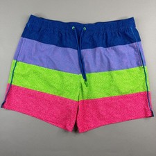 Vineyard Vines Chappy Men  s XL Multicolor Colorblock Drawstring Swim Trunks