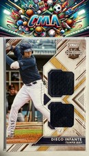 2018 Panini Elite Extra Edition #DM-DI Diego Infante Dual Material #/199