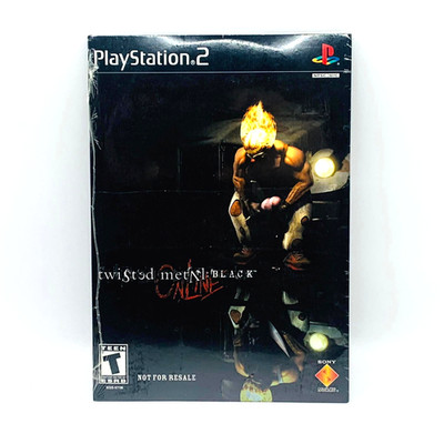 Twisted Metal Black Online Sony PlayStation 2 2002 FACTORY SEALED Paper Case