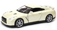 Welly 2010 Nissan GT-R R35 Ivory White Pearl MaßStab 1:34 1:39 4,5 Zoll Auto