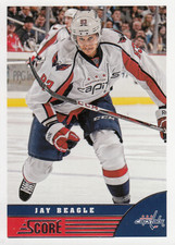 2013-14 Score #527 Jay Beagle - HKY