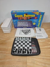 1995 Saitek Garry Kasparov Coach Partner Electronic Chess Board Working 100%