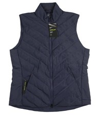 NIKE Women's Aeroloft Repel Golf Vest sz L Large Gridiron Blue