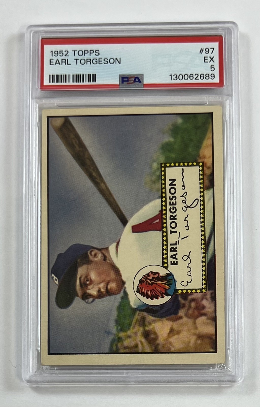 1952 Topps #97 Earl Torgeson PSA 5 EX GC45-2689