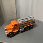 Rare Hot Wheels Vintage 1979 Peterbilt California Construction Company Tanker ++
