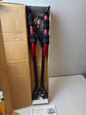 "Click-On" 2" Ball Hitch Mount Bicycle Carrier Rack Two 2 Bikes, Made in Denmark