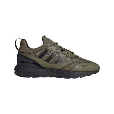adidas Zx 2K Boost 2.0 Lace Up  Mens Green Sneakers Casual Shoes GW0518