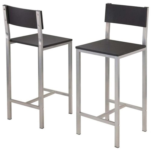 Pemberly Row 3-Piece Drop Leaf Wood Dining Set - Table & 2 Chairs Brown