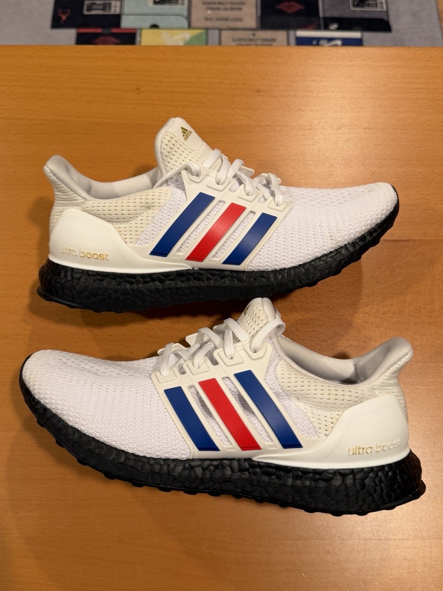 Size 7.5 - Men's adidas UltraBoost 2.0 USA White Red Blue Black FY9049  Sneaker | eBay