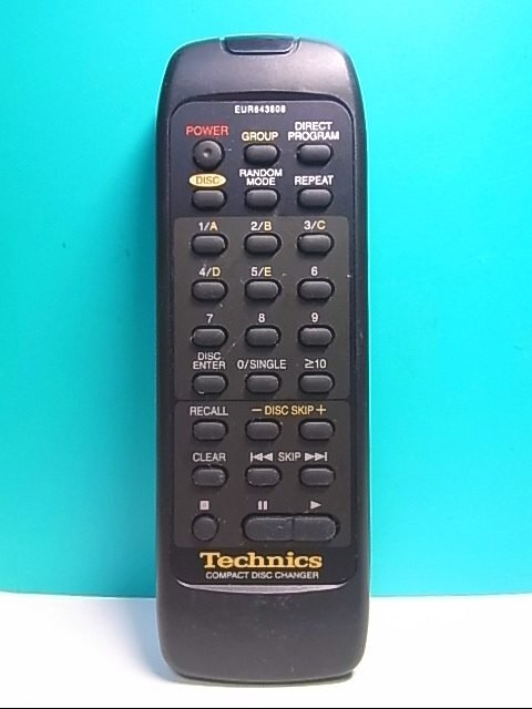 Technics EUR64711 / CDプレーヤー 用 純正 リモコン Technics EUR64711 CD Player Deck Remote For SL-P990 SL-P770