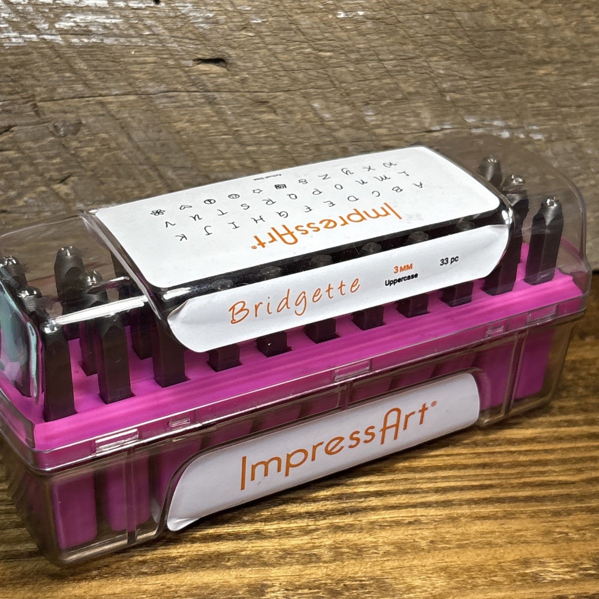 Impress Art Uppercase 33 Pcs. Metal Stamp Punch Set 3mm