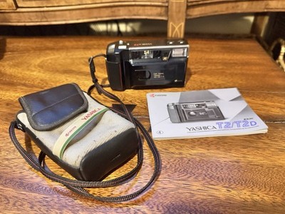 Kyocera Yashica T2 Carl Zeiss Tessar 35T 35mm Film - Read