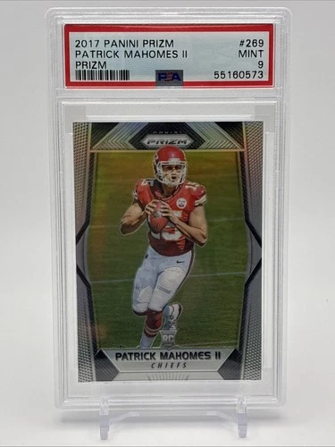 2017 Panini Prizm - Rookies Patrick Mahomes II #269 Silver Prizm (RC) PSA 9