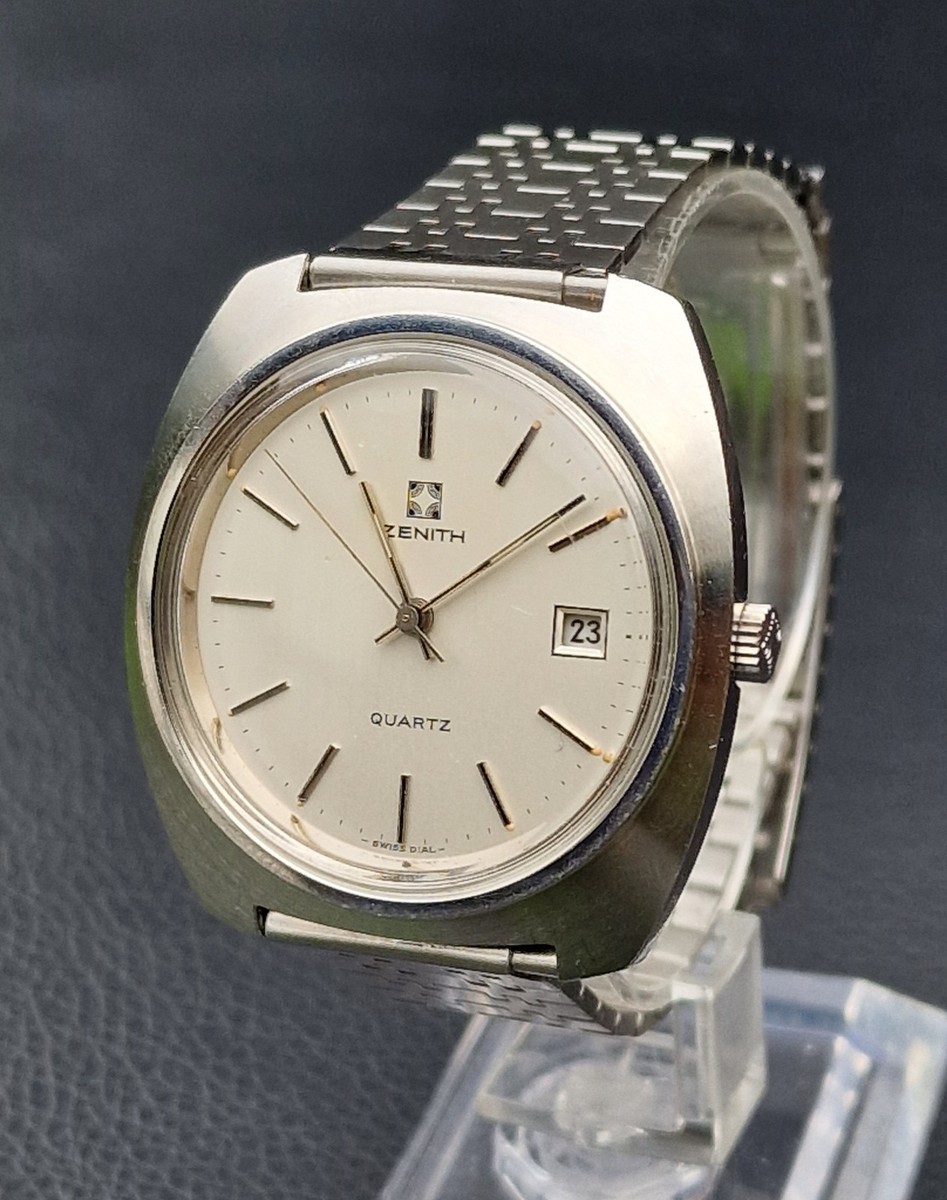 Zenith Surf Quartz watch mid 1970s 38mm Case working. | eBay