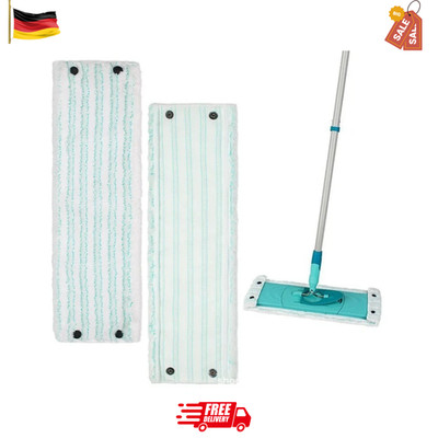 2x Wischmopp Bezug für Leifheit Clean Twist M Micro Duo Bodenwischer Ersatzbezug