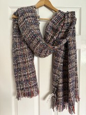 Woman’s Fat Face Pippa check Long Scarf Multicoloured BNWT