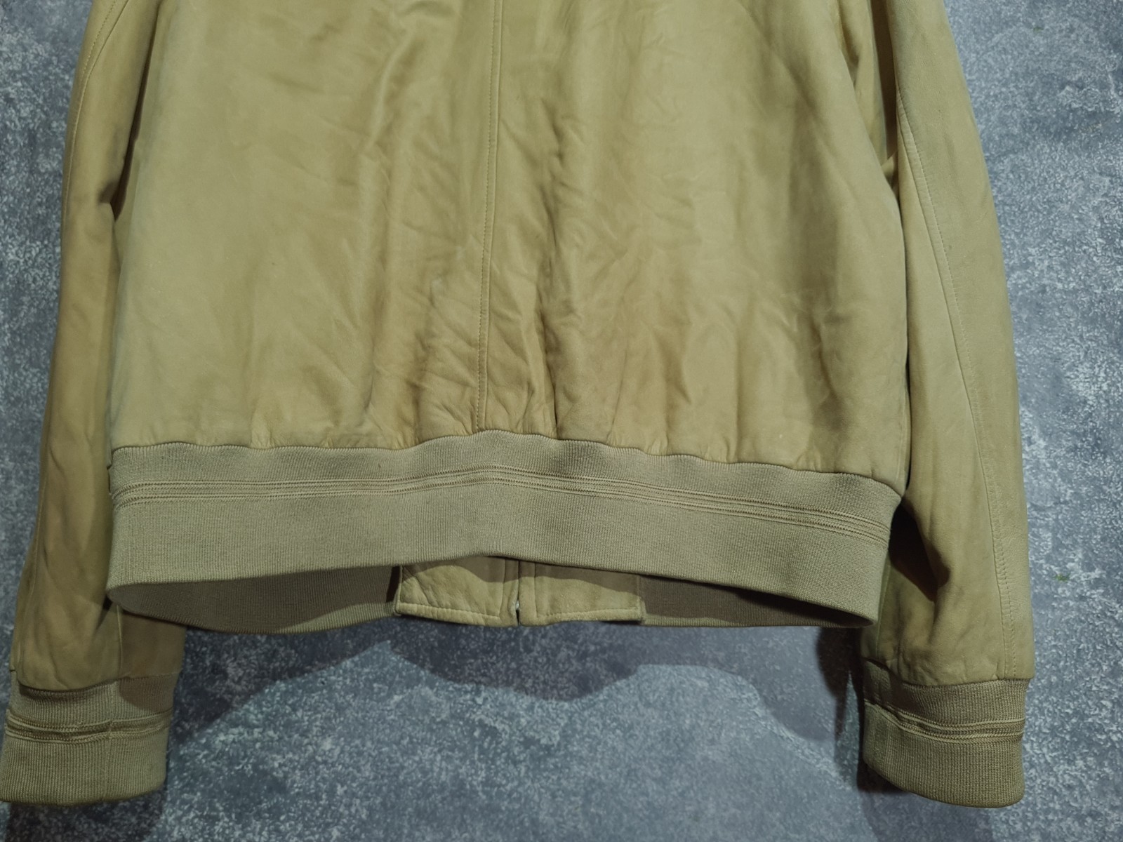 Hugo Boss Lammleder Lambskin Leather  Bomber Jacket Mens Size 54 | XL thumbnail 15