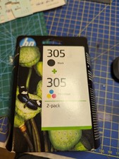 HP 305 2-Pack Tri-color/Black Ink Cartridge - 6ZD17AE