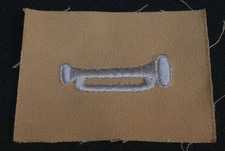 Pre-WWI USMC Marine Corps Bugler Sleeve Cuff Rating Service Patch, Khaki - Rare