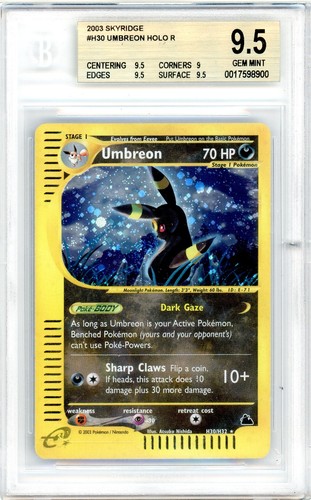 Pokemon Umbreon #H30 Skyridge BGS 9.5 Gem Mint
