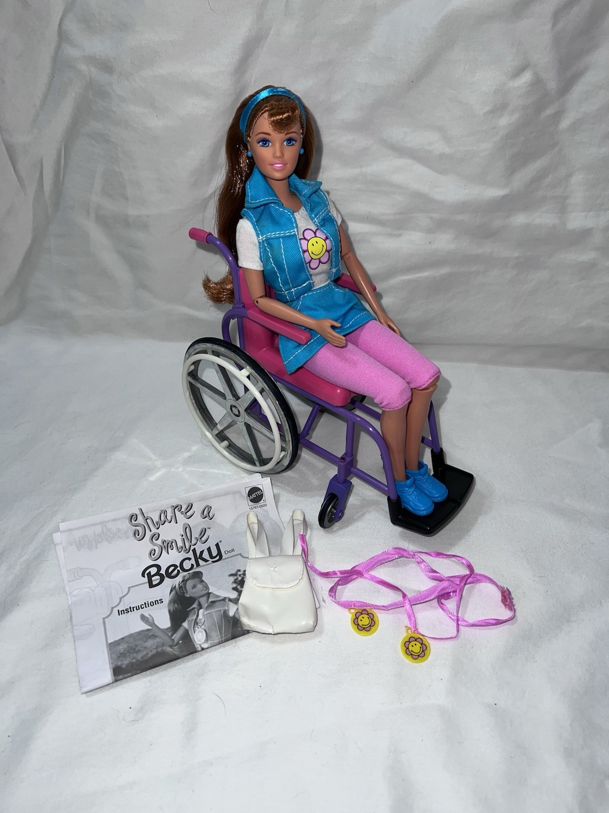 1996 Share A Smile Becky Barbie Friend Doll