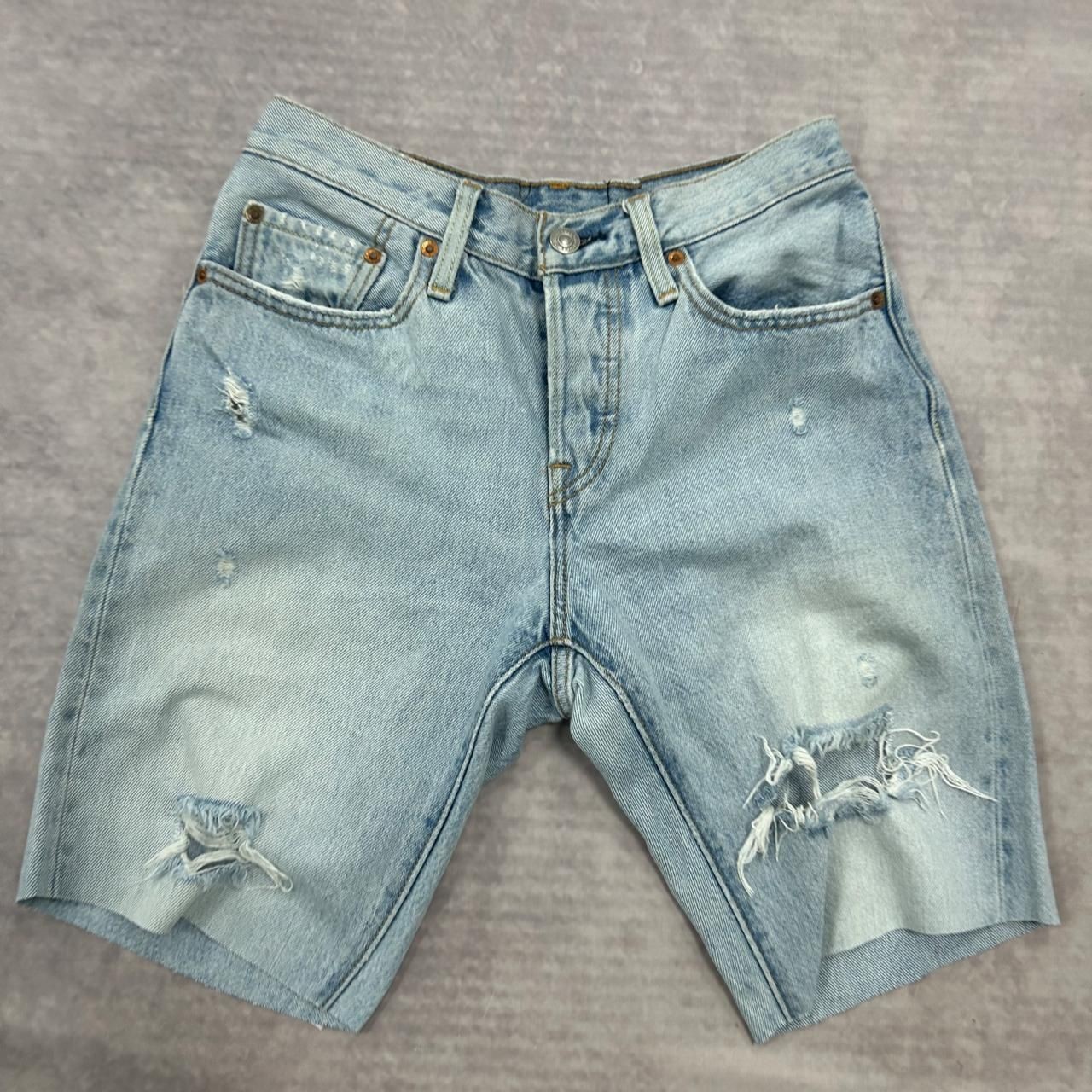 Levi's Shorts Levi 501 Cut Off Denim Shorts Men's 26 thumbnail 2