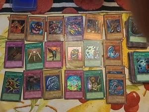 original yugioh cards for sale 100 Card LOT! Rare Cards! Including GUARANTEED Exodia *** TIME WIZARD *** SUPER