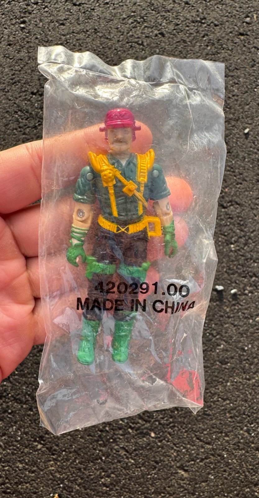Vintage GI Joe Mail Away Baggie Figure Lot Ace Spirt Vulture Skymate Cloudburst