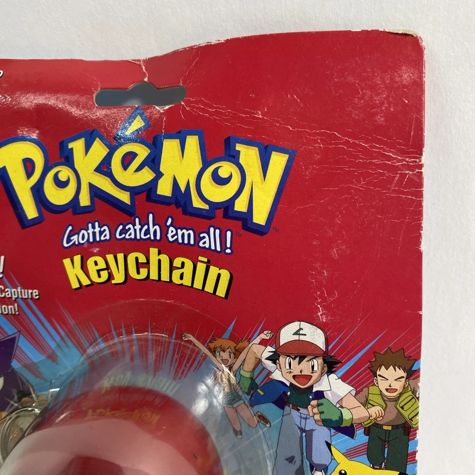 Pokemon Vintage Charmander Pokeball Keychain New Sealed 1999 Basic Fun Retro - Image 2 of 4