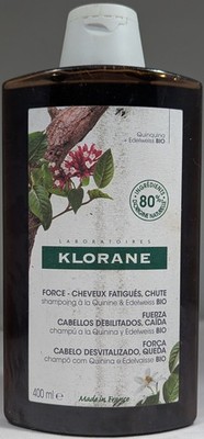 Klorane Strength Shampoo with Quinine & Edelweiss for Hair Loss, 13.5 oz.