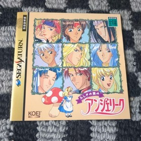 Angelique in Wonderland Sega Saturn With Obi NTSC-J Japan Authentic Untested