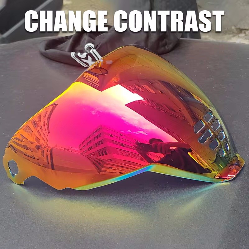 Visiera fotocromatica Revo rossa per casco ICON Airflite foto 5