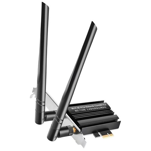 PCI-E WiFi 6E Gaming Adapter Desktop PC for Intel AX5400 PCIe Wifi Card - Photo 6/20