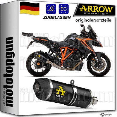 auspuff zugelassen schwarz c tech arrow fur ktm 1290 superduke gt 2020 20