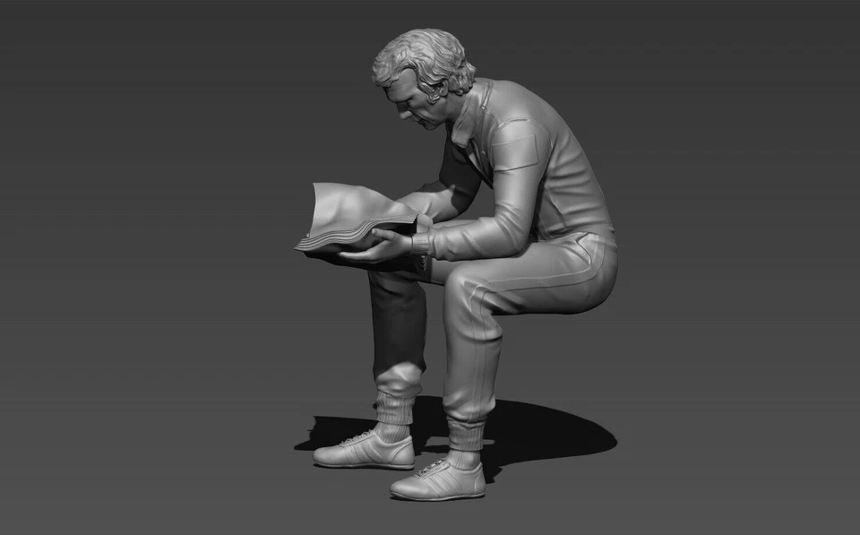 STEVE McQUEEN Porsche 917 Ford GT40 Shelby Cobra Ixo LeMans F1 Forma solida 1:18 - Immagine 4 di 4